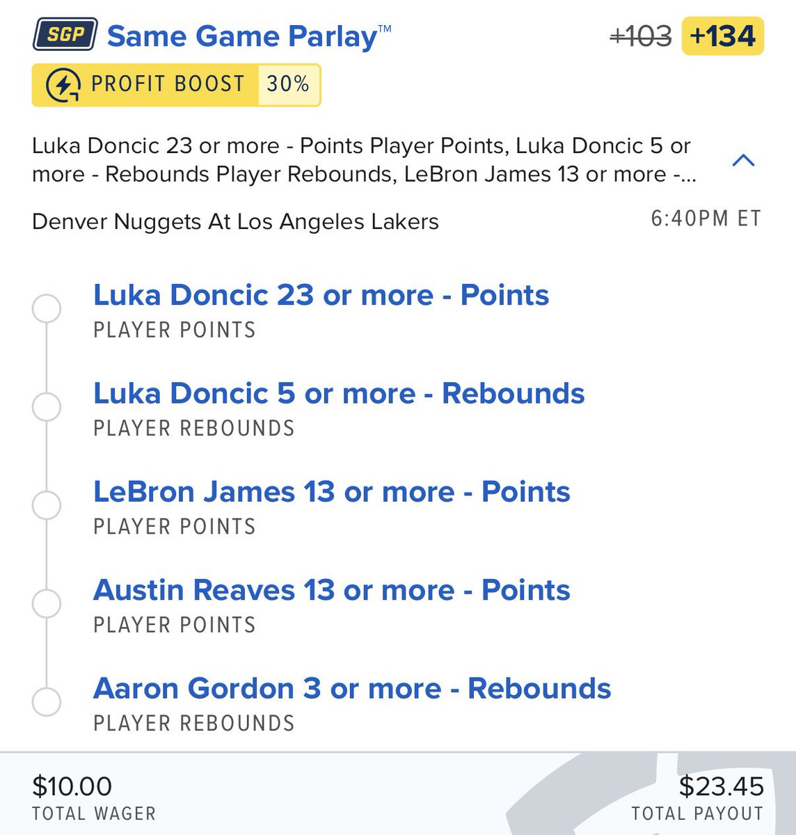 The Parlay Cafe tweet media