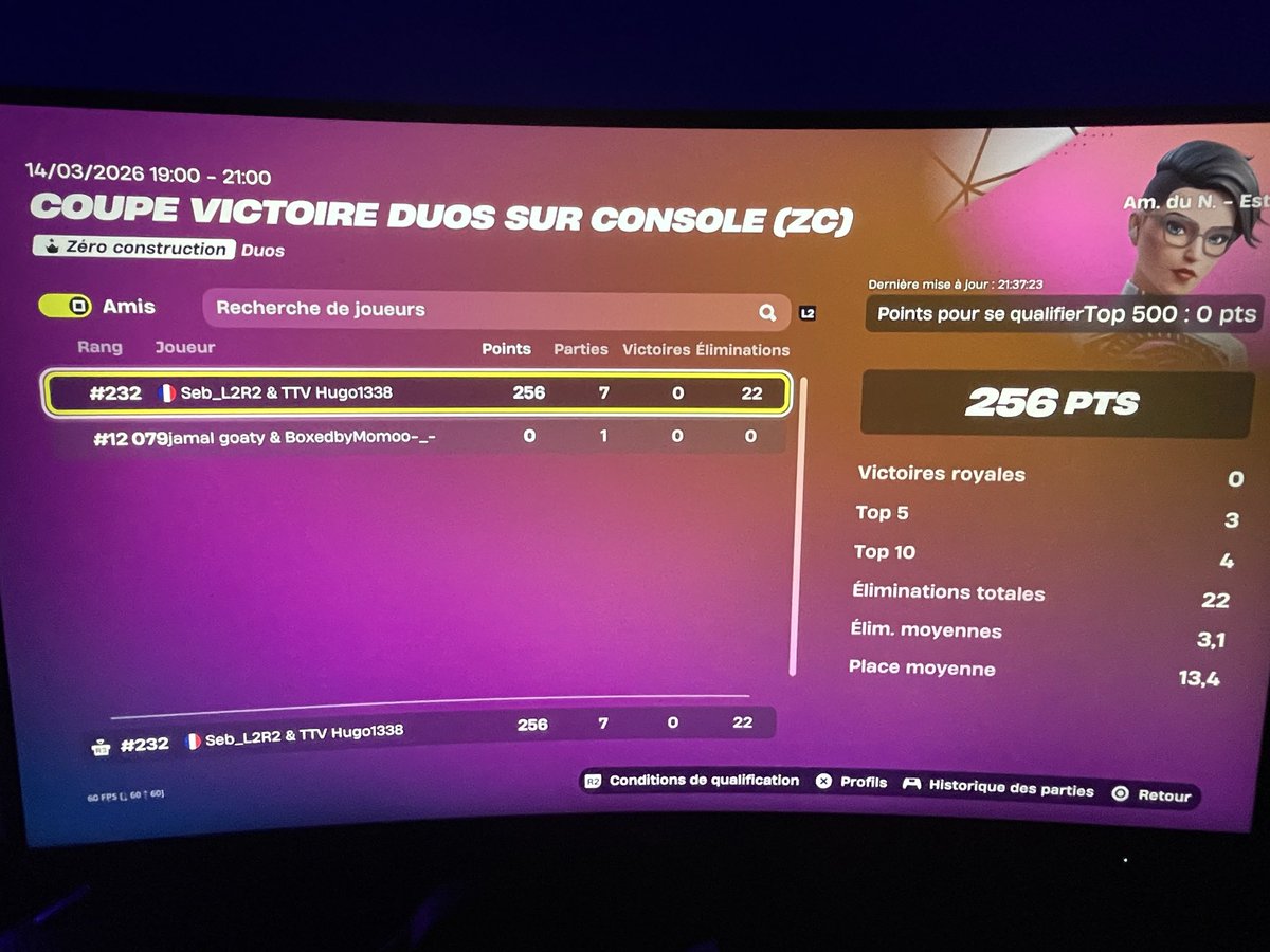 Seb_38690's tweet photo. Free qual ccc zb w/ @twitch_hugo1338 https://t.co/V4yntb21Ij