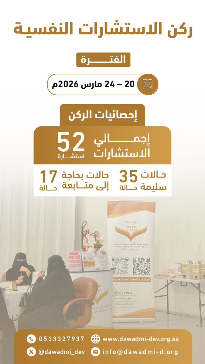 جمعية التنمية والتطوير بمحافظة الدوادمي tweet media