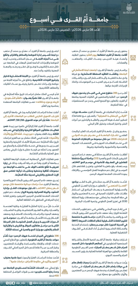 جامعة أم القرى tweet media