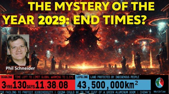 KSatanismo's tweet photo. New Video:
2029: The Year of the Great Deception| Biblical Prophecy and Extraterrestrial Agenda
LINK:https://t.co/a2k1GlpqPr
#GreatDeception, #AlienAgenda, #Prophecy, #NewWorldOrder. #EndTimes, #ClimateClock, #PhilSchneider, #UAP, #DeepState.#Prophecy #AlienAgenda #NWO
Please RT https://t.co/aFiJfYXTwA