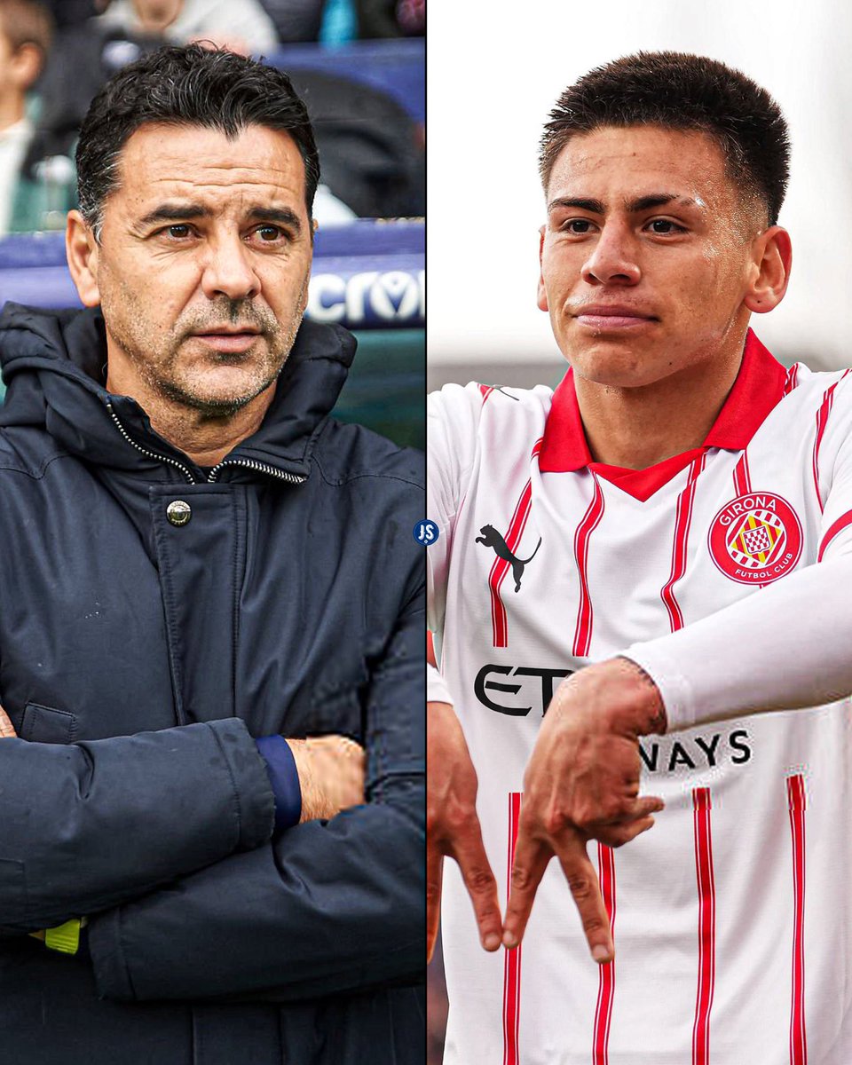 juegosimple__'s tweet photo. 🇪🇸🧠 No dejen de leer estas declaraciones de Michel, entrenador de Girona, sobre la actualidad de Claudio Echeverri y la felicidad luego de conseguir su primer gol con el club:

«Si lo vieran entrenar, verían que tiene un talento brutal. Es un jugador que viene con mucha carga en los hombros, familiar y profesional. Y tiene 20 años. Pero tiene un talento brutal. El gol que ha hecho es de crack, pero lo hace entrenando muchísimas veces.

Yo le dije: “ya se que tienes muchas responsabilidades y que tu cabeza quiere dar una versión para que todo el mundo diga que eres el jugador que eres de verdad. Pero esto va a pasar si tú disfrutas de cada jugada. Si te dejas ir, si fluyes”. Que no regatee con la necesidad de que el regate le salga. Que no corra con la necesidad de que esa carrera le valga para ganar.

Tiene que hacer regates, carreras y chutes a puerta fluyendo, como es él. Disfrutando del fútbol, ese fútbol de calle que tiene, esa diferencia que hace en espacios reducidos. Es un jugador que gira de una manera brutal. Yo estoy muy feliz por él, eso es lo que necesitamos de él.

Le he dicho: “solo quiero que estés en el campo con esta sensación de fluir, de libertad, de ser tú mismo”. Claudio tiene 20 años y una presión encima que no la merece. Entonces vamos a quitársela. Estoy muy feliz por él»
