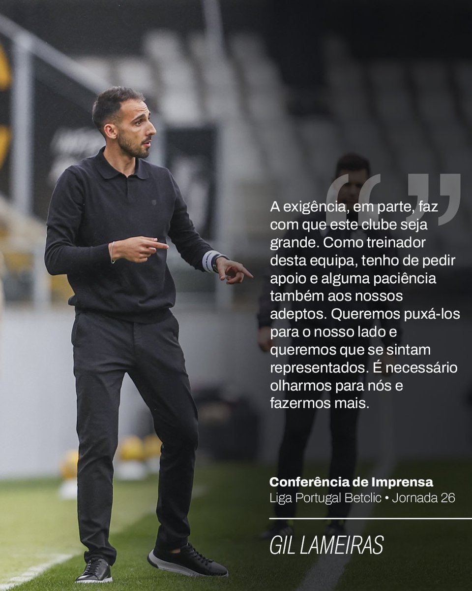 VitoriaSC1922's tweet photo. 💬 As declarações de Gil Lameiras no fim do #VSCFCF.
#UnidosPeloVitória https://t.co/keoM1bbaei