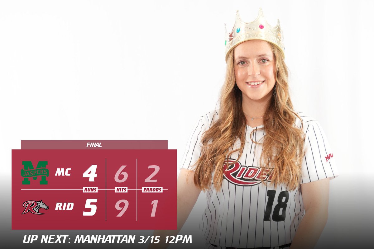 Rider Softball tweet media