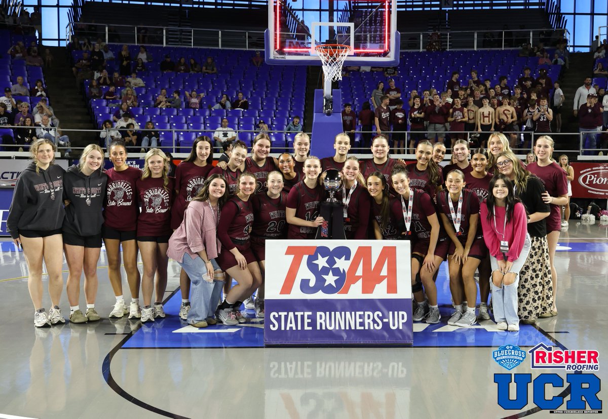 U_C_Reporter's tweet photo. WHITE COUNTY FINISHES CLASS 3A RUNNERS-UP π
The White County Warriorettes fell to Dyersburg in the Class 3A state championship game on Saturday, 54-45, to wrap up their season at 34-6 overall π₯
Gracie Clark, Ashlyn Selby and Bella Winningham were named all-tournament! https://t.co/Y6nW3KuOoE