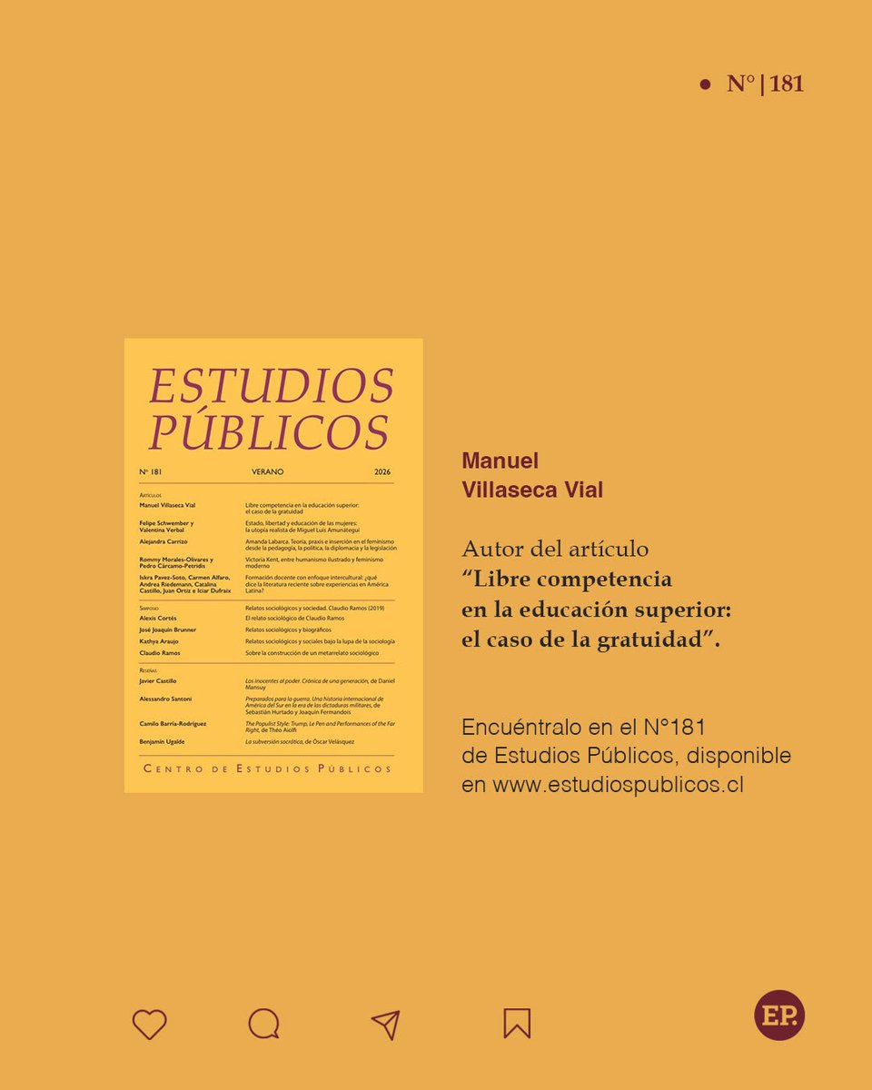 Estudios Públicos tweet media