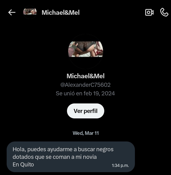 #aporte #solicitud Nuestros amigos <a href="/AlexanderC75602/">Michael&Mel</a>  nos envían estás fotitos y también solicitan hombres negrxs dotados que se coman a mi novia en la ciudad de Quito.