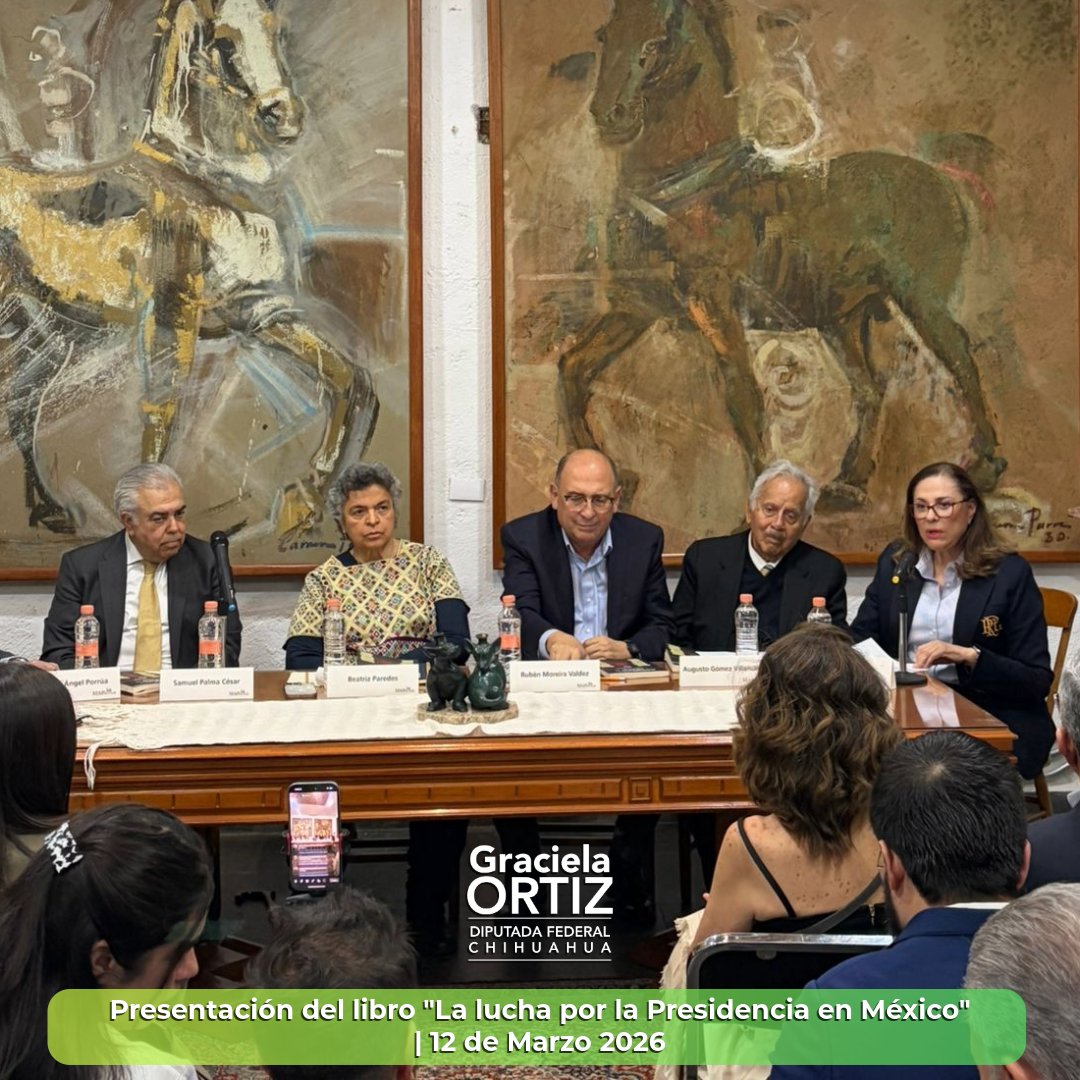 Presentaron el libro Beatriz Paredes Rangel, el Dip. Rubén Moreira Valdez y Don Augusto Gómez Villanueva. 
Tarde entrañable con amigos, conversando sobre política. Entender de dónde venimos es la mejor herramienta para construir el futuro.
Felicidades, querido Samuel. 📖👏