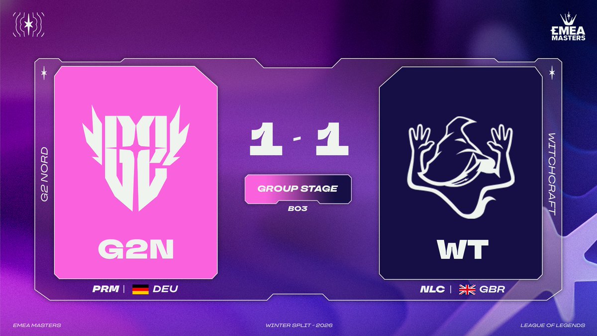 EMEA Masters tweet media