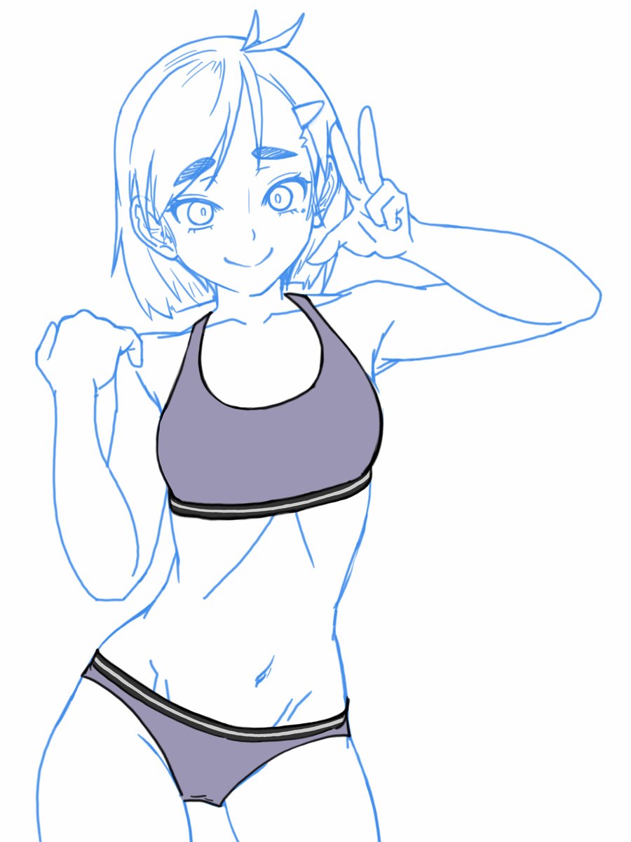 楽描き
智花アップグレード案です
#狩賀智花 