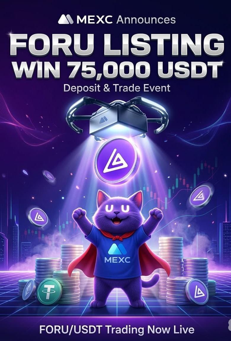 Michaeliceguy's tweet photo. I dropped on this earlier if you were following, $FORU's on @MEXC_Official Advancement Enclave.

@foruai is building an on-chain reputation layer where you actually own your data.

There's 75K USDT up for grabs right now just deposit, trade, and grab your share.

Campaign's live until March 18, so there might still be time, but why wait?

New to MEXC? You're looking at up to 300% APR boosters!

Low effort, solid upside for early movers.

Worth checking if you're hunting fresh listings.