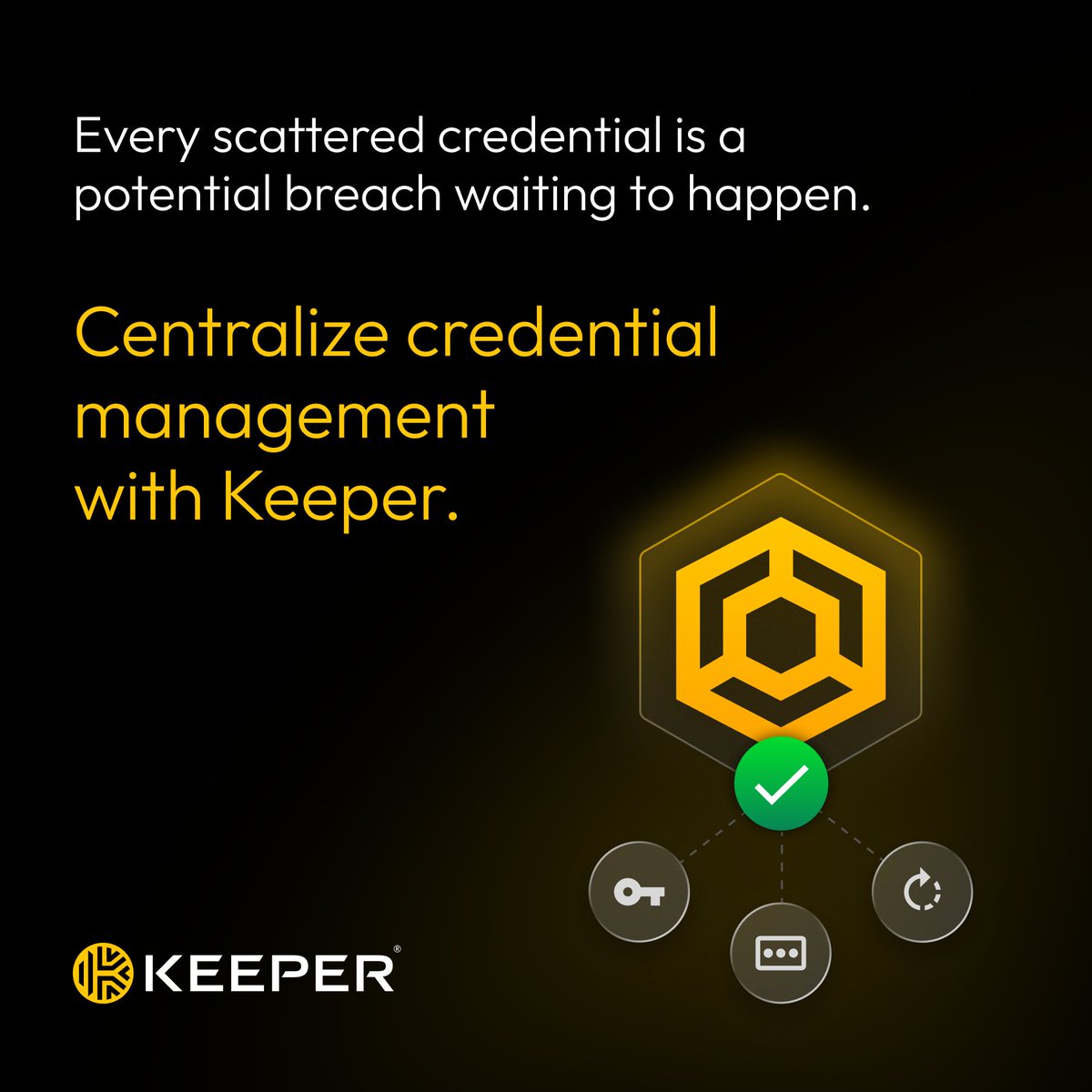 Keeper Security tweet media