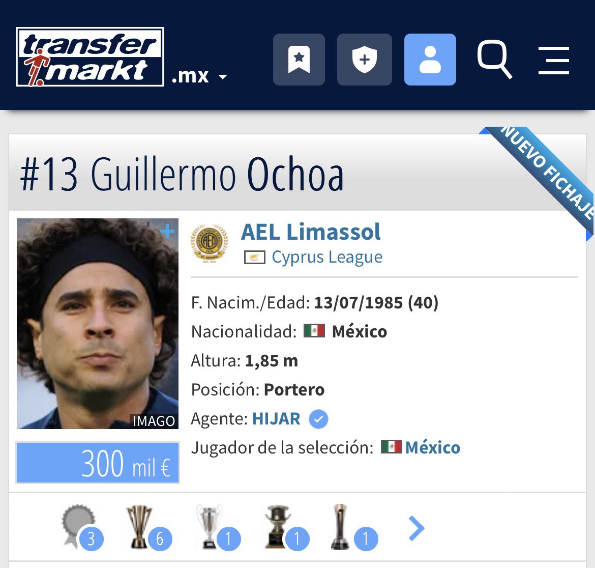 edusax79's tweet photo. Los porteros mexicanos en el último año…

🧤Hugo González | Toluca 🇲🇽 
JJ 21 / GC 22 / 1.0 GPP | 35 años

🧤Andrés Gudiño | Cruz Azul 🇲🇽 
JJ 20 / GC 22 / 1.1 GPP | 29 años

🧤Carlos Moreno | Pachuca 🇲🇽 
JJ 27 / GC 32 / 1.2 GPP | 28 años

🧤Tala Rangel | Chivas 🇲🇽 
JJ 28 / GC 34 / 1.2 GPP | 26 años

🧤Memo Ochoa | AEL Limassol 🇨🇾 
JJ 22 / GC 34 / 1.5 GPP | 40 años

🧤Carlos Acevedo | Santos 🇲🇽 
JJ 26 / GC 51 / 2.0 GPP | 29 años

No debiera ser difícil al menos descartar a Ochoa y a Acevedo, aunque todos los mencionen como porteros para la selección.