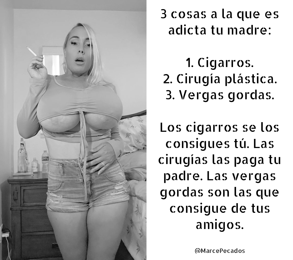 MarcePecados's tweet photo. Viciosa
#cuckson #mommy #milf #bangfamily #fuckmom #familyscandal #familyaffair #slutmom #madrepecadora #madreadultera #lujuria #captions #Talkiescuckson #talkiesxxx #morbo #wataa #chudai https://t.co/EJpaGjWNOI