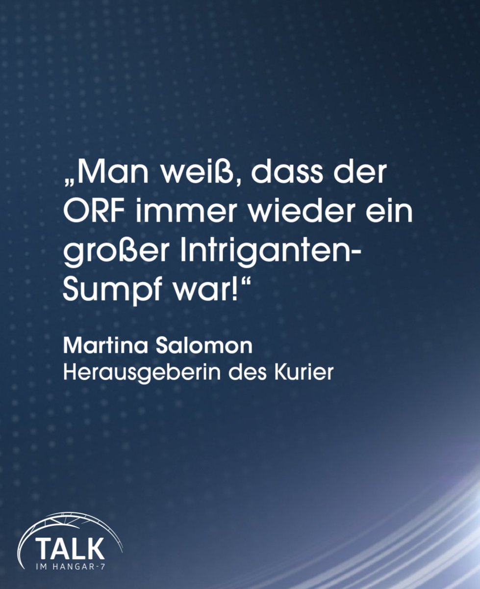 Talk im Hangar-7 tweet media