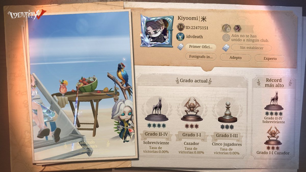Daniel59638995's tweet photo. Estoy jugando Identity V. ¿Jugamos una partida? https://t.co/LXJkJ0fPCf