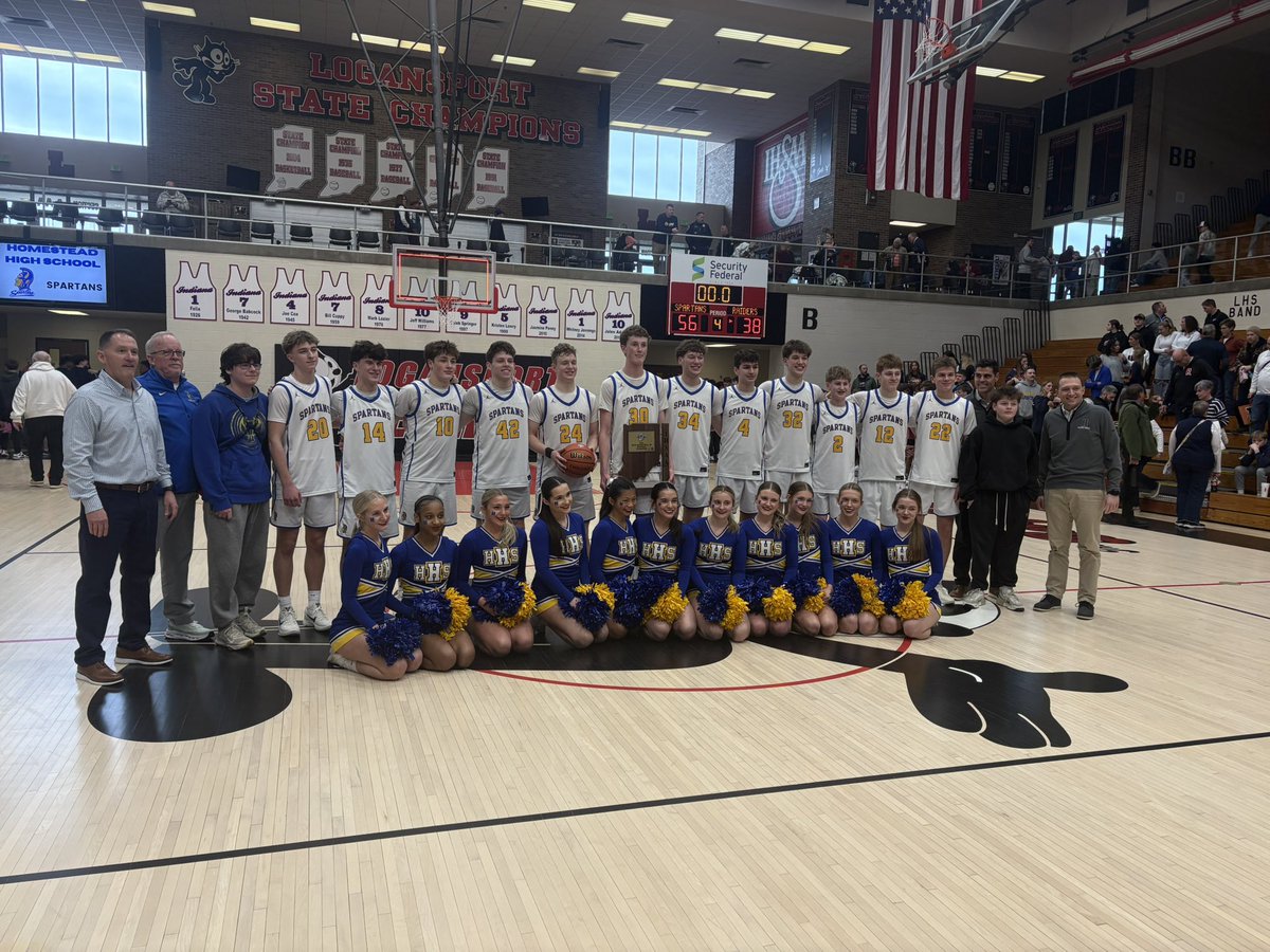 Spartans win the Regional 56-38!