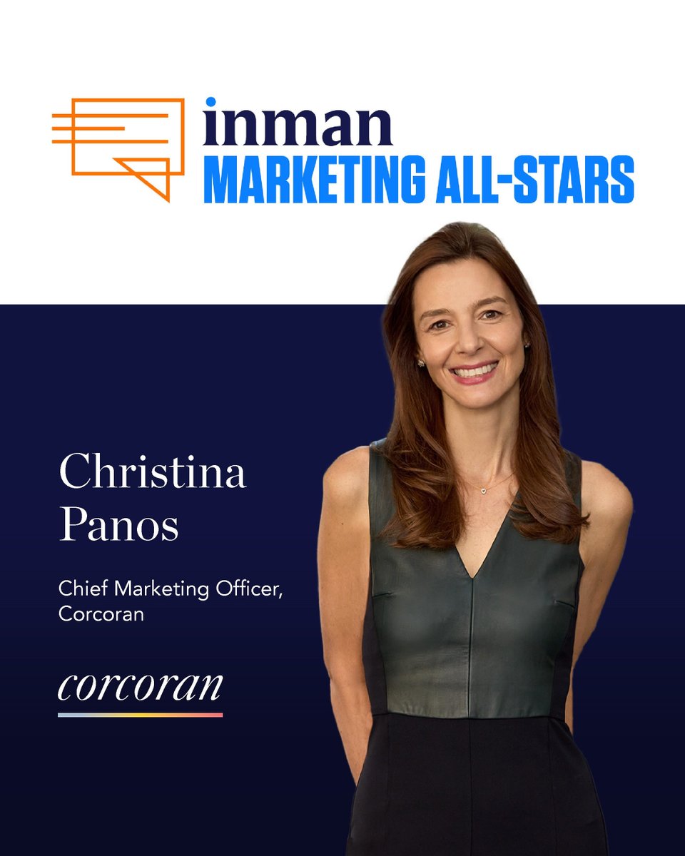 corcorangroup's tweet photo. How it started vs. How it’s going. 💫 A huge congratulations to our very own #Corcoran CMO, Christina Lowris Panos, for being recognized in #Inman News’ 2025 #Marketing All-Stars (four years in a row)! 🏆 See the full list here: https://t.co/1g3b53YziW 👈 https://t.co/OpqYnCioNG