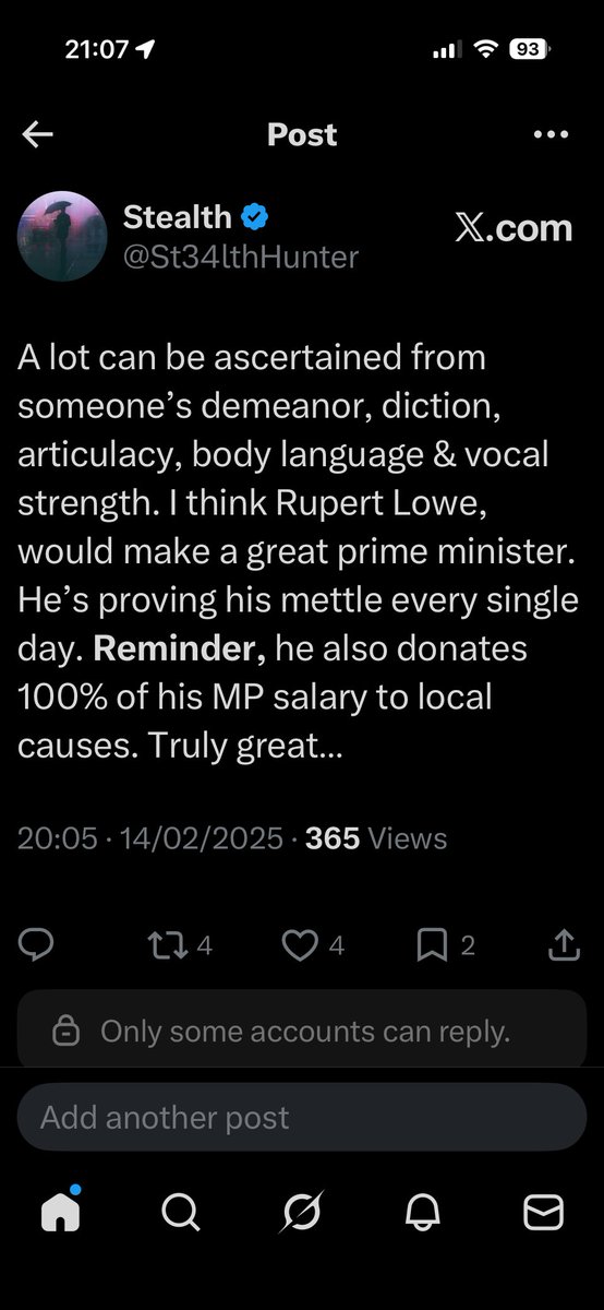 So it’s being widely reported that <a href="/RestoreBritain_/">Restore Britain</a> now has more members than the Conservative Party. Good news, and not entirely surprising given the calibre of its leader. I posted my thoughts on Rupert 1 &amp; 2 years ago👇