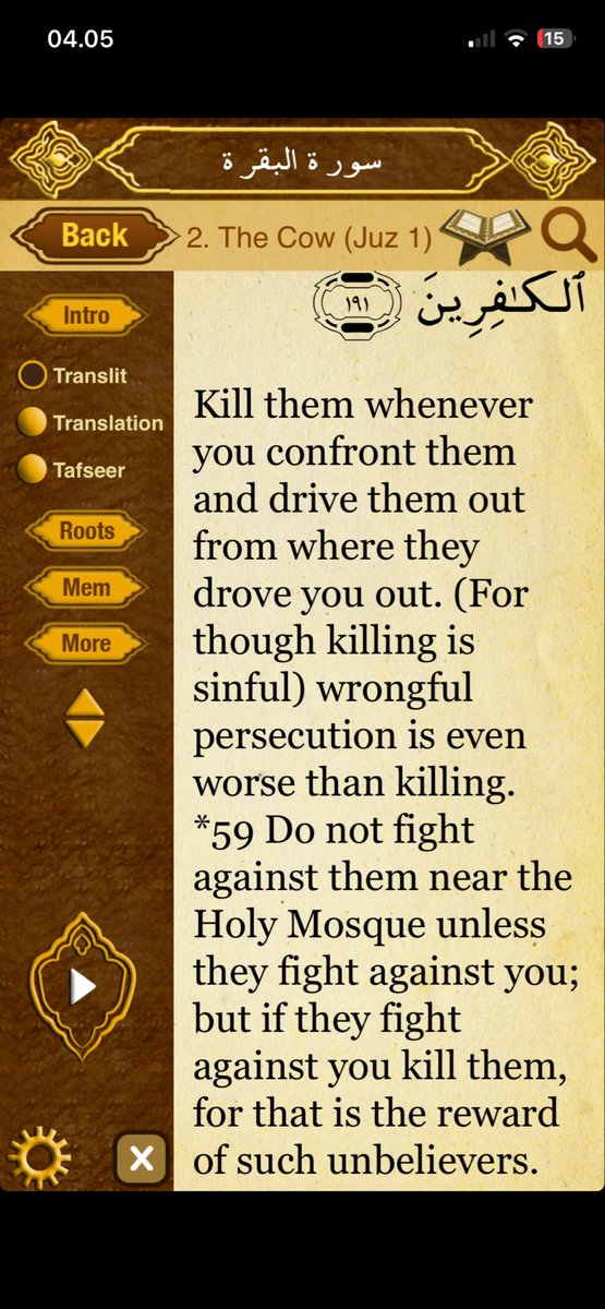 bayusaptika's tweet photo. @Kishor661177322 @Gabbar0099 @KimDaMi007 Hi brother. Please be careful of what you see in internet, it could be misleading. Better check with a muslim scholar or at least read the Quran yourself. For instance, this is the complete QS 2 : 191 https://t.co/HDJvDb4s6f
