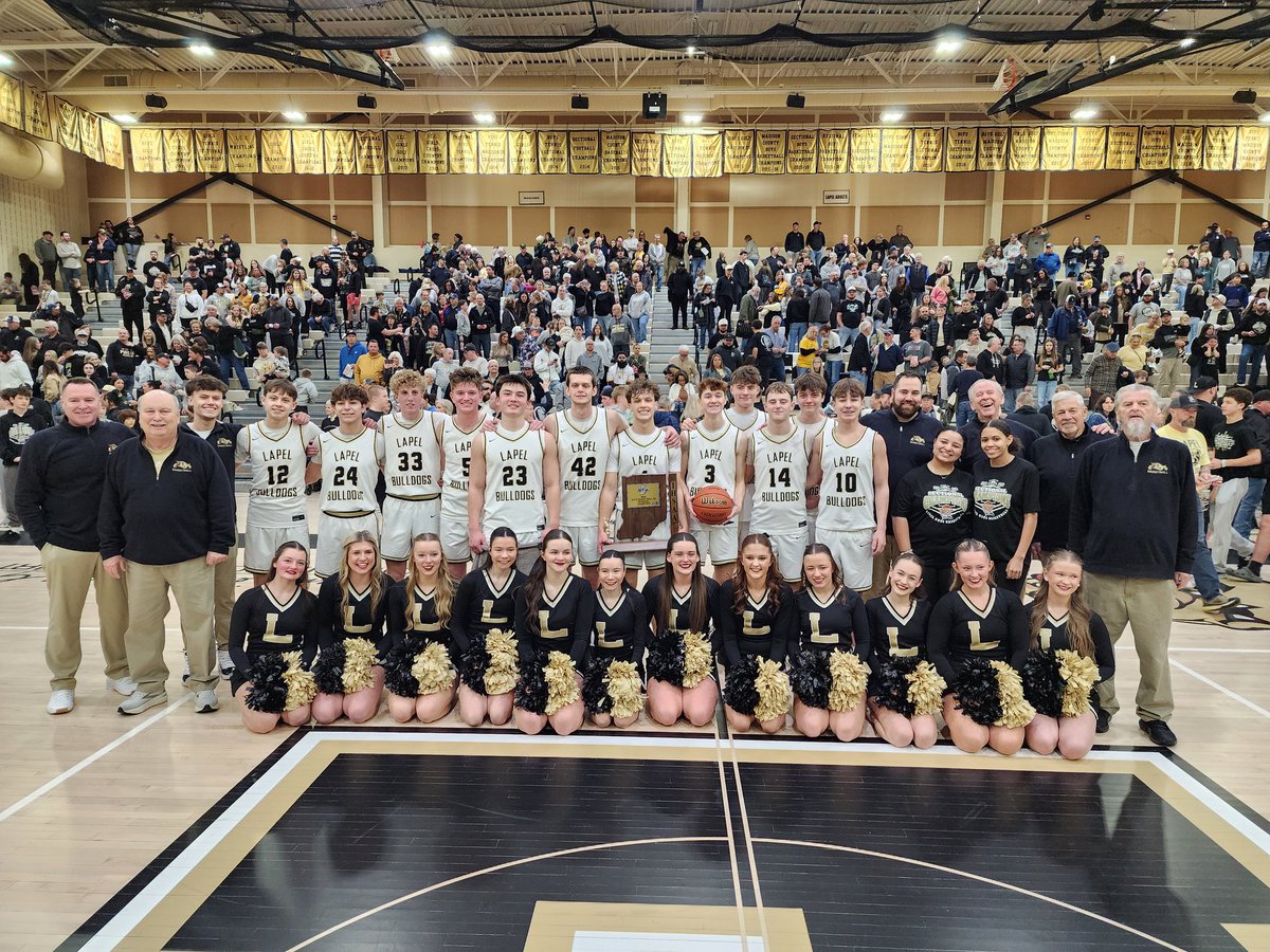 Congrats to <a href="/LapelBoysBBALL/">Lapel Boys Basketball</a> on winning the Regional Championship!

Semi-State is TBD.

Fire truck ride today at 6:00 PM.

Order your Regional Championship T-shirt: 
storessimple.com/squeezeplaydug…
<a href="/hunt_Rob/">Rob Hunt</a>