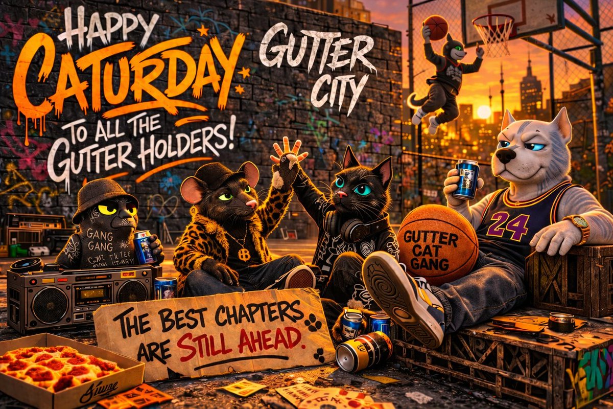 Gutter Cat Gang tweet media