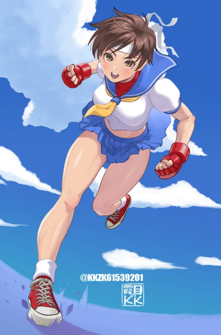 さくらさんおめでとう～ #格ゲーキャラ描こうぜ #streetfighter