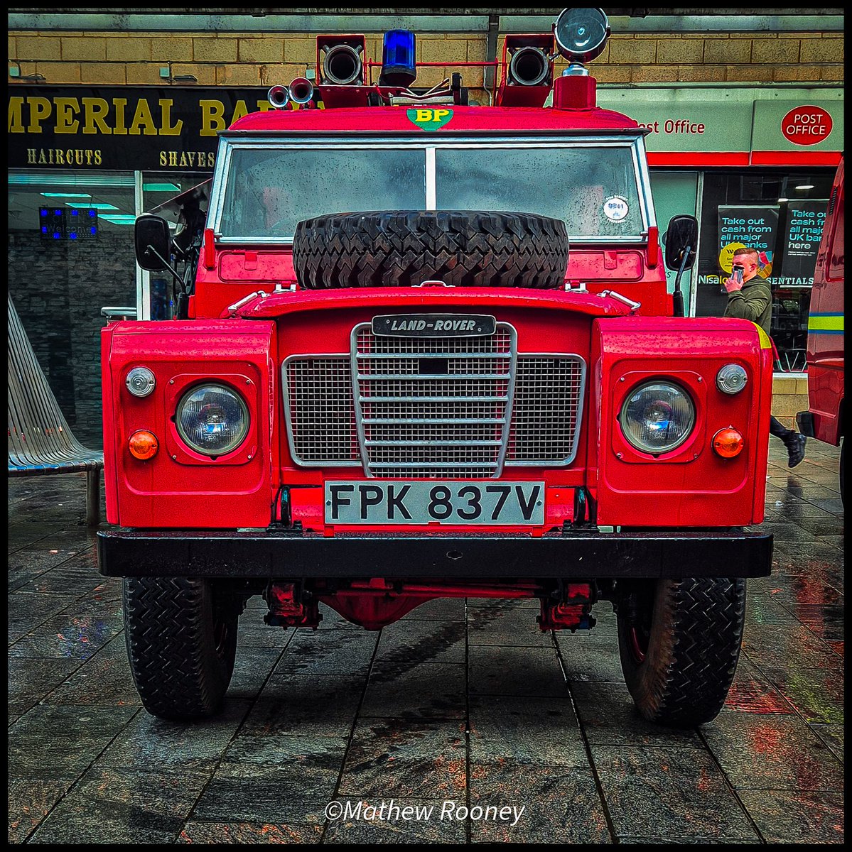 damiendenis's tweet image. 1979 Land Rover 88 ex BP Chemicals Grangemouth seen today at Coatbridge Paddys Day Celebrations @SFRHTtweet #landrover88 @bp_plc #fireengine #landrover