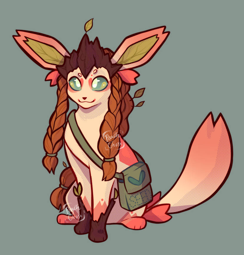 PeachiGhost's tweet photo. Some Pokémon art I’ve been doing in hype of Pokopia! Manifesting getting to play it soon, enjoy these eevees though :) #pokemon #art #2Dart https://t.co/rilsjQ5gl9