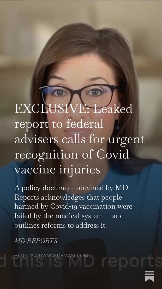 MaryanneDemasi's tweet photo. At its core, the report is both an admission and a blueprint: an acknowledgment that the safety systems failed to capture complex, persistent harm and a plan to correct it.
The question now is, will the system act — or retreat?
FULL ARTICLE: https://t.co/lYFo7GPIRA

@KMilhoanMDPhD @weldeiry @KUPERWASSERLAB 
@RWMaloneMD @JosephFraiman @StabellBenn