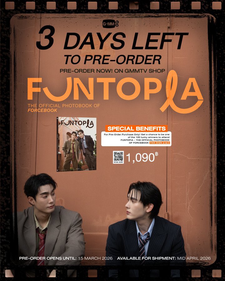 PforMerch947's tweet photo. WTS | Photobook Funtopia🦊🍅

💫เล่มละ 490 รวมส่ง ได้ของครบ
****ไม่ได้สิทธิ์ลุ้นไซน์****

✅กดตรงจากเว็บส่งที่อยู่ลูกค้า

‼️ปิดรับวันนี้ 15/03 เวลา 23.00 ค่ะ‼️

#ตลาดนัดฟอสบุ๊ค #ตลาดนัดgmmtv 
#ฟอสบุ๊ค #ForceBook #ตลาดนัดgmm 
#ForceBookFancon #Funtopia #ForceBookFuntopiaPhotobook https://t.co/JO9C7TBm0g