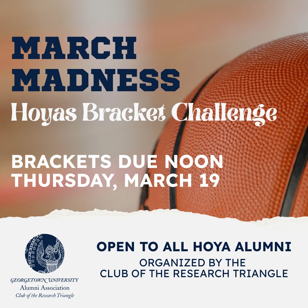 Feeling lucky, Hoyas? 🍀Join our fun, free bracket challenge! No prizes, just bragging rights 😁

🏀Men's: bit.ly/Hoyas26MBracket
🏀Women's: bit.ly/Hoyas26WBracket

Don't forget to meet us at Sports &amp; Social in Fenton for Hoyas Third Thursday! 🍻 bit.ly/HTTMarch26