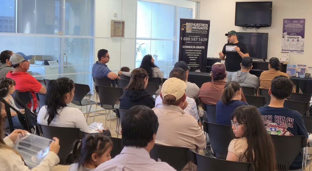 ConsulMexMia's tweet image. Durante la primera “Jornada Sabatina” de 2026, el Departamento de Comunidades @ConsulMexMia brindó orientación sobre distintos programas del @GobiernoMX, entre ellos:

✅Inscripción al #IMSS para personas mexicanas en el exterior
✅Información sobre #INFONAVIT
✅Entrega de