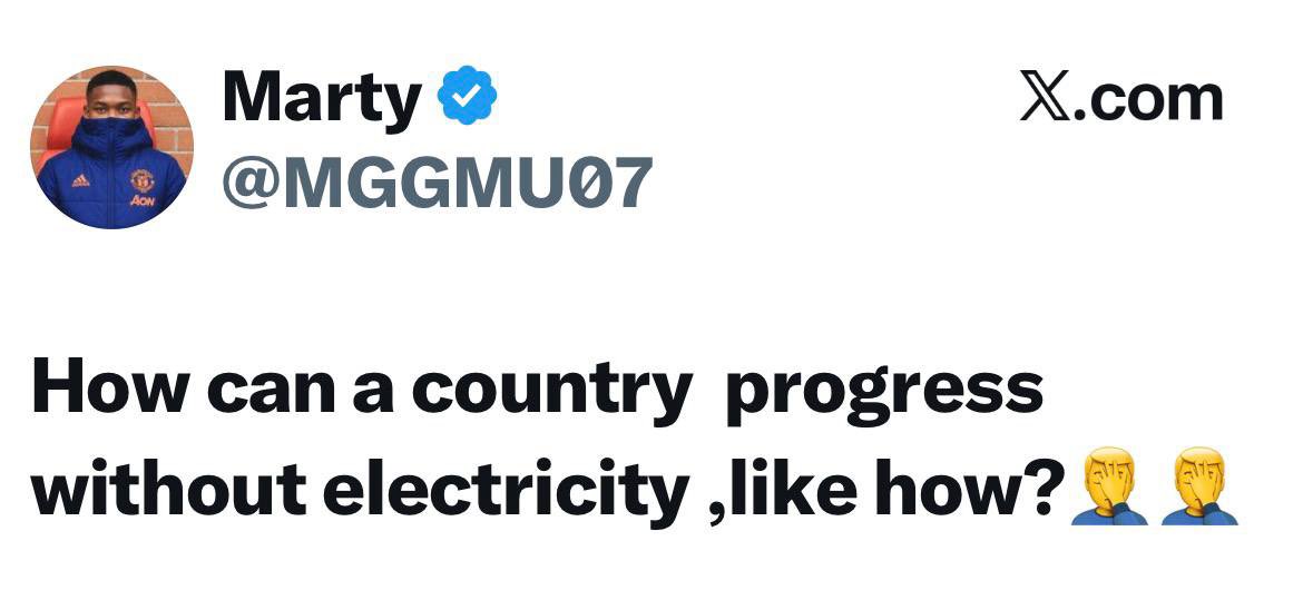 instablog9ja's tweet photo. Man laments the worsening condition of the country’s electricity https://t.co/9D8Zdj7NMT