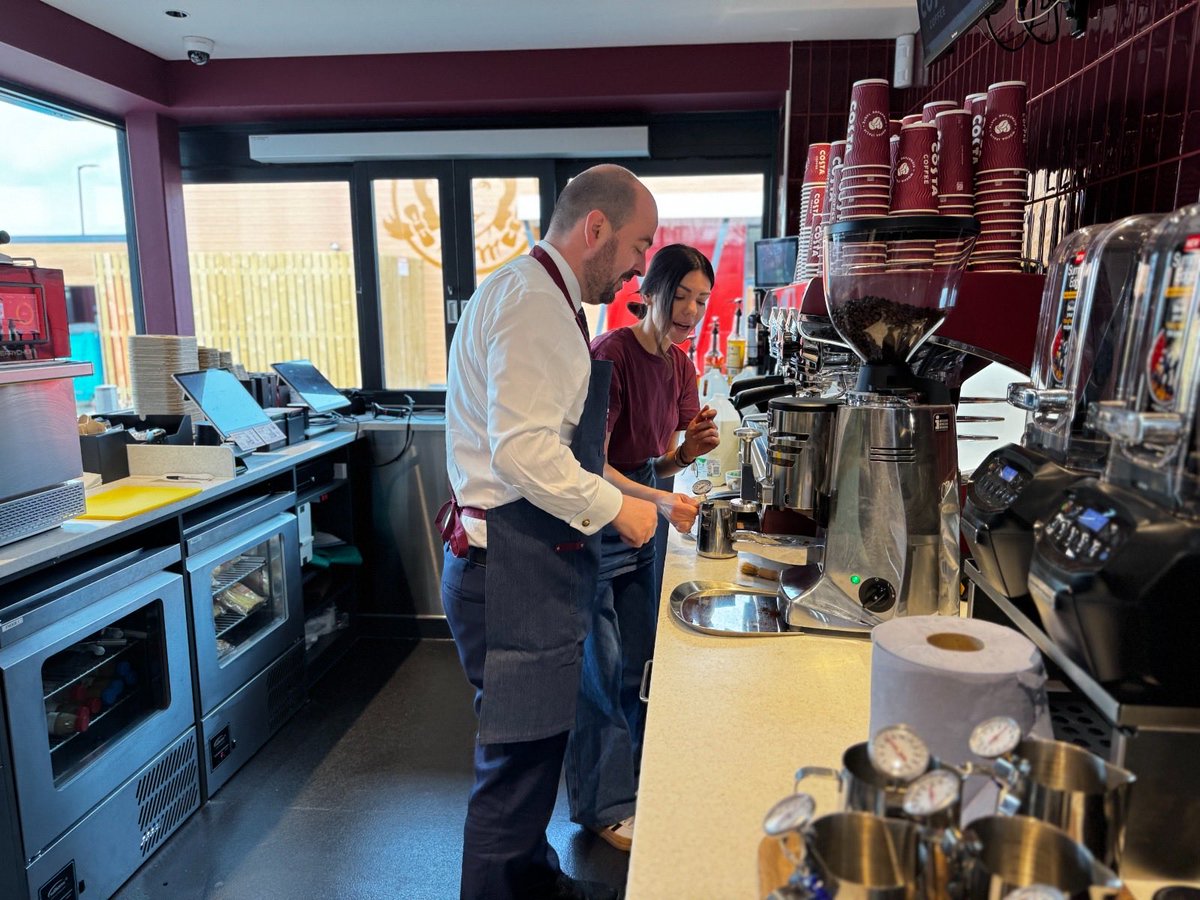 RicHolden's tweet image. Loved being in the brand new @CostaCoffee + drive thru in #Basildon to get behind the counter and cut the ribbon to officially welcome to the new store

With the roastery as well, Costa have well over 100 #BasildonAnsBillericay constituents working for them.

I’ll be sure to pop