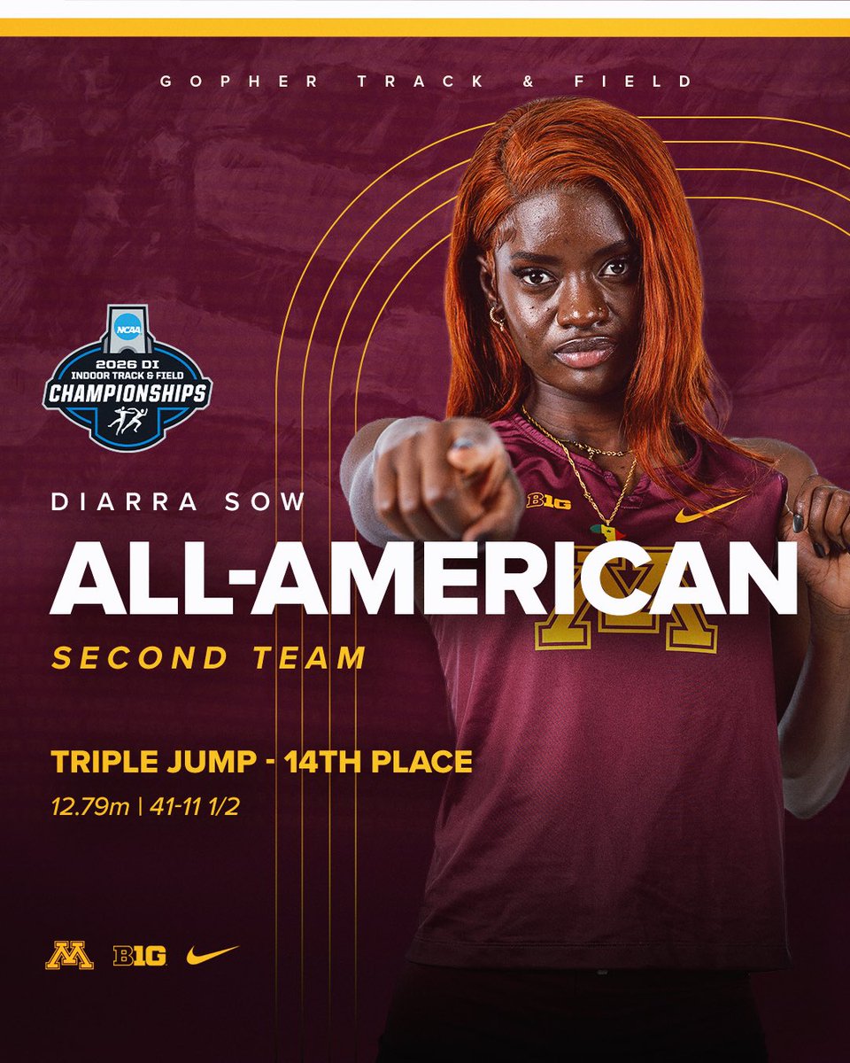 Minnesota Cross Country, Track & Field tweet media