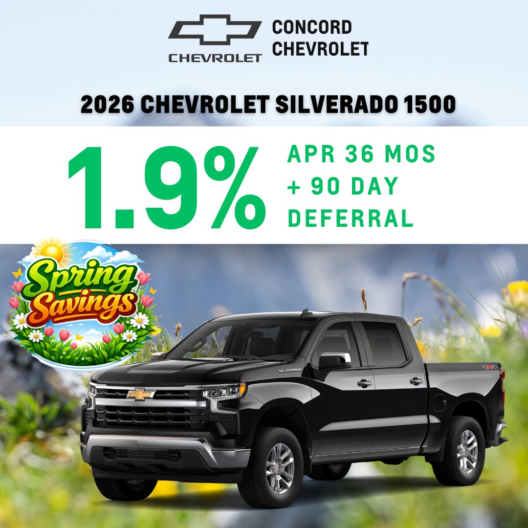 Concord Chevrolet (@ConcordCAChevy) / Posts / X