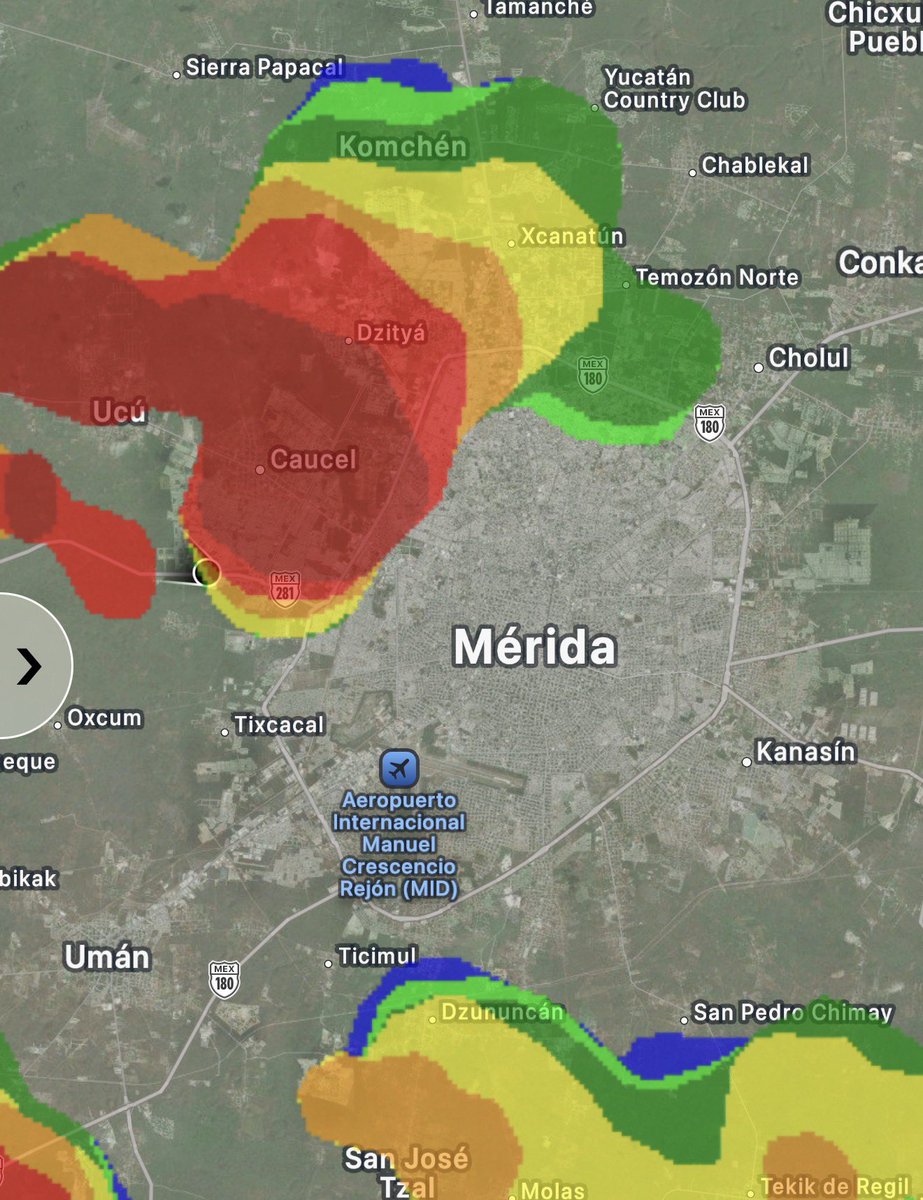 Meteorología Yucatán tweet media