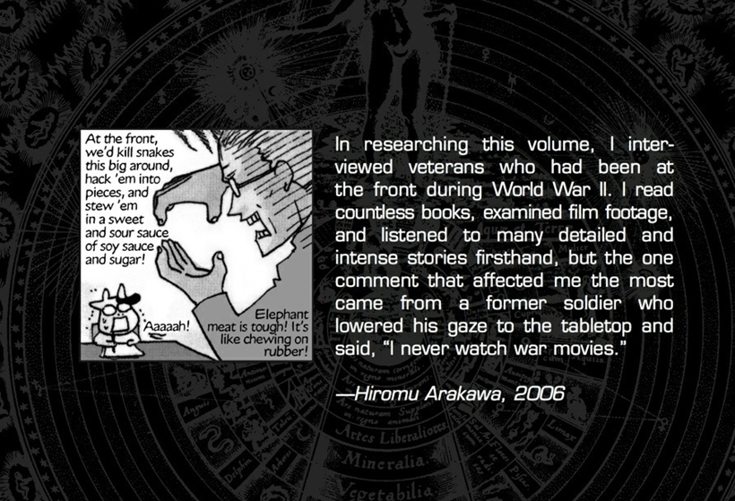 fmartoficial's tweet photo. In the manga, the Ishval Civil War arc lasts an entire volume and is one of the best in FMA, and the fact that Arakawa interviewed a WWII veteran to write it gives it even more value

It’s a shame FMAB cut, rushed, and censored so much just to fit it all into one episode https://t.co/OGb9F2NHff