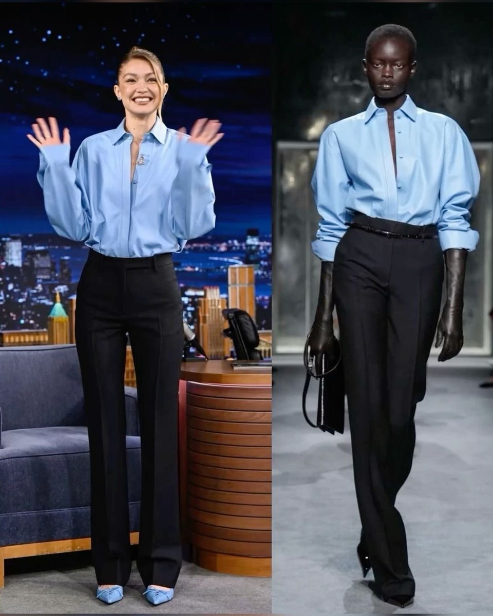 gigi hadid’s tom ford fall 2025 full look