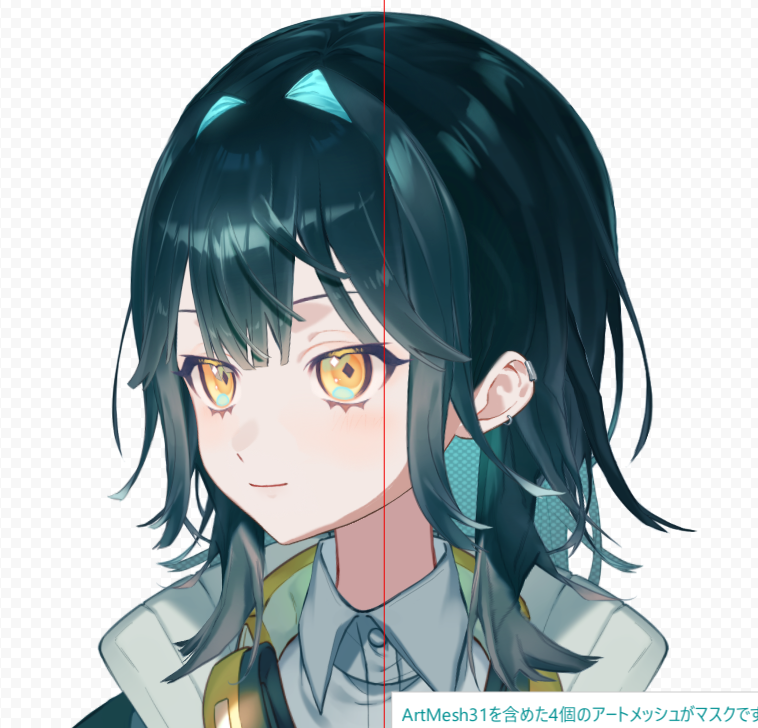 M_sibe's tweet photo. こういうほんの少しの破綻を直せるかどうかでLive2dのクオリティって変わるよなぁ https://t.co/434PCiz9aF