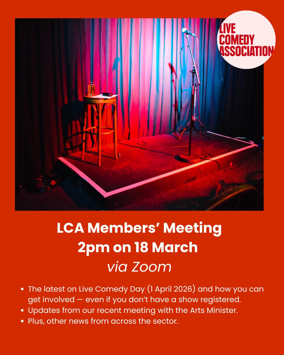 Live Comedy Association (LCA) tweet media