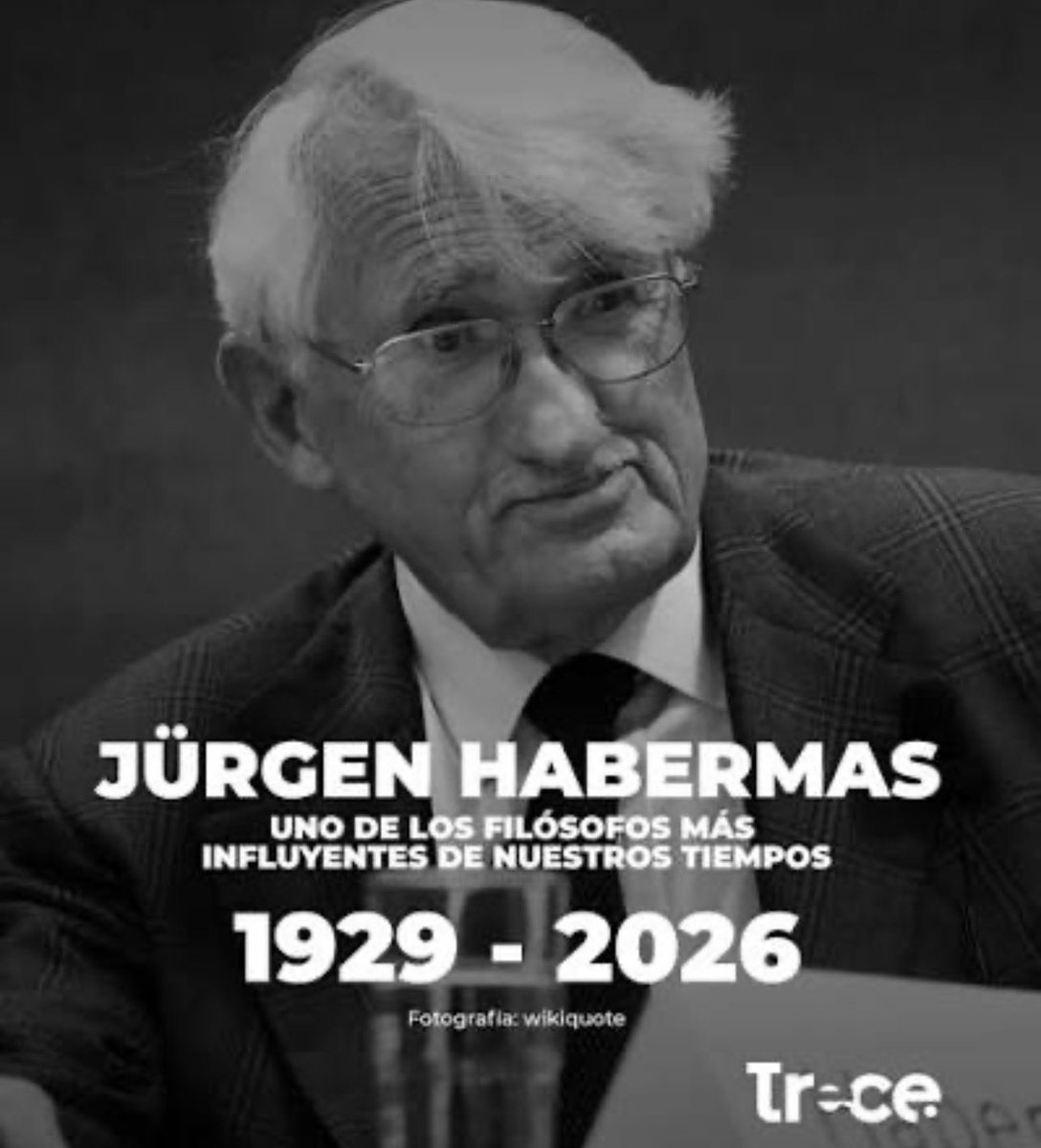 lguillermorubio's tweet photo. Muere Haberman, sus ideas hicieron parte de mi proceso de formación, nos deja muchas lecciones a través de sus libros que aún mantienen vigencia: menos imposición, más diálogo; menos ruido, más argumentos; menos intereses particulares, más construcción colectiva. https://t.co/nqtwSgS9U2