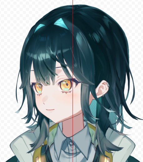 M_sibe's tweet photo. こういうほんの少しの破綻を直せるかどうかでLive2dのクオリティって変わるよなぁ https://t.co/434PCiz9aF