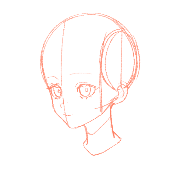 M_sibe's tweet photo. クリスタで一枚目のスクショを読み込んで上から骨格を描き直して、二枚目はこの骨格をトレスして変形し直した感じ。 https://t.co/wUtBfDJk6S
