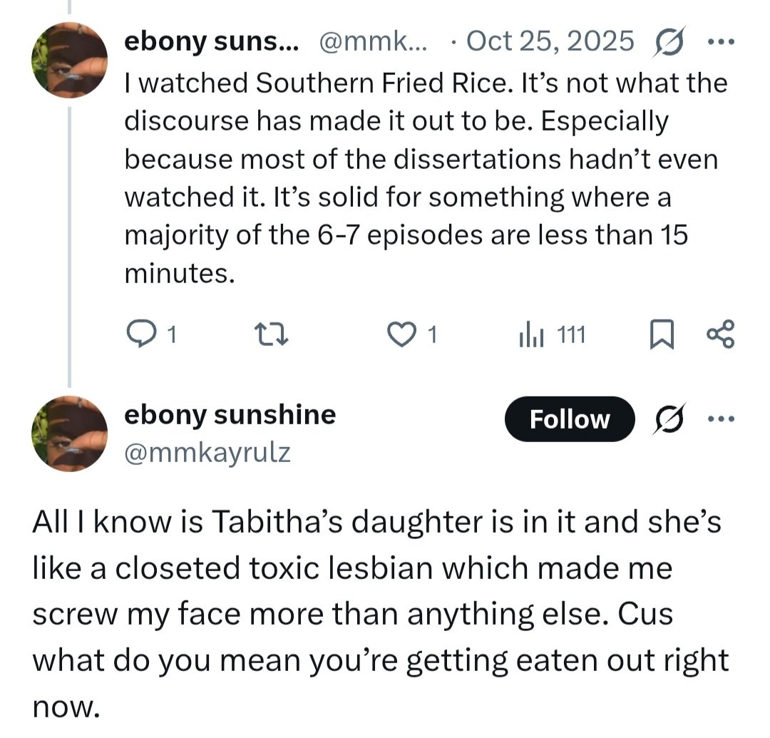 Bdonna456290's tweet image. Tabitha Brown has a lesbian daughter? 
#tabithabrown