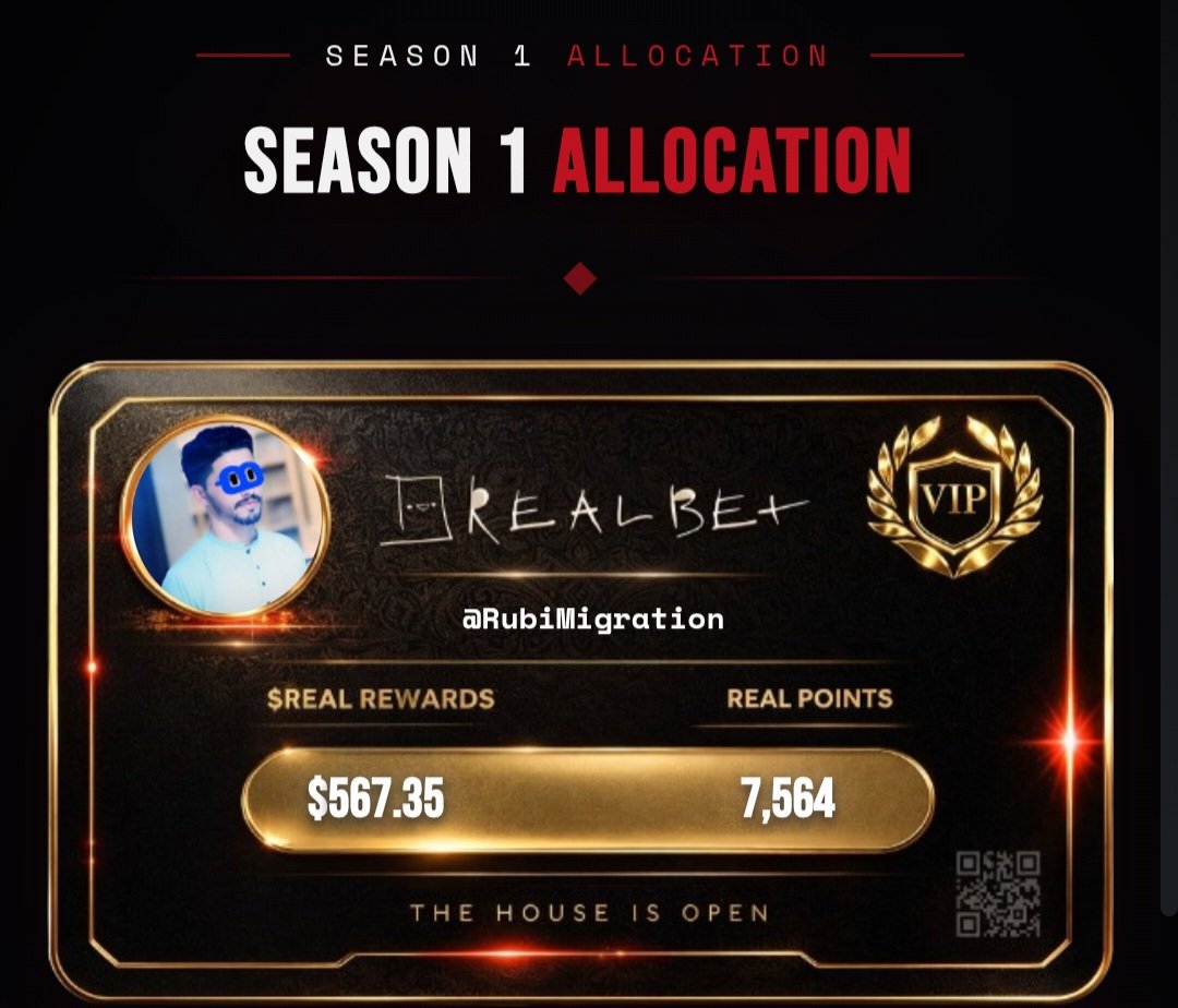 PiMigrate's tweet photo. 🎁 Realbet Airdrop (Potential)
💰Reward: VIP Card & Points For All User
▶️Join Link :-👇
https://t.co/CzC0jos6Oa
- First Click On "Open Mystery Box"
- Connect Twitter ,Complete All Tasks
- Share to X and check points
- Done
#Realbet #Airdrop https://t.co/LCw0XPUcp7