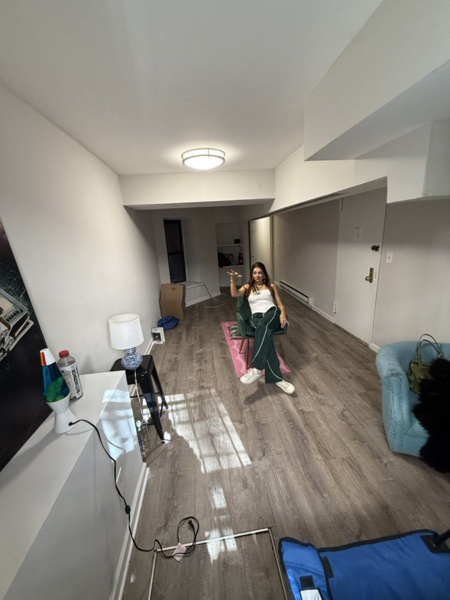 turning the apartment into a home!