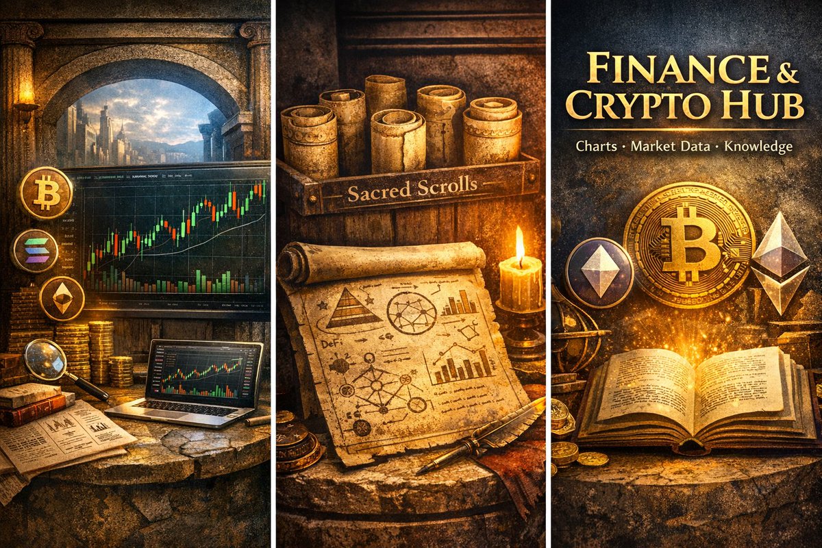 fin_ai_tech's tweet photo. The Finance &amp; Crypto Hub brings together real-time crypto charts, market data, and educational Sacred Scrolls.

Tools and knowledge to help you navigate Web3 with confidence.

Explore the Hub:
 https://t.co/Lgu6nbcOtj
#Crypto #DeFi #FinAiTech https://t.co/AL7HAeJkEC