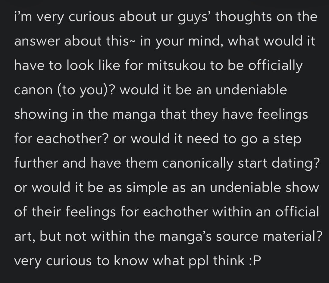 mitsukou quotes until they’re canon ☆ tweet media